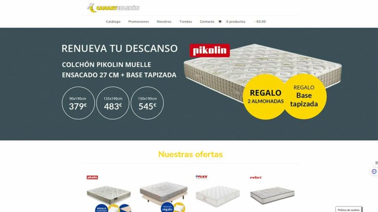 mantenimiento web canarycolchon